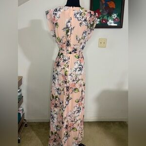 Pale Pink with Floral Print